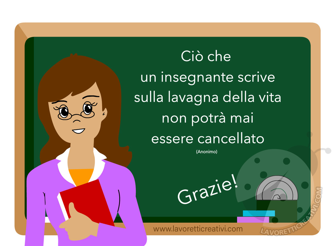 frasi per ringraziare le maestre
