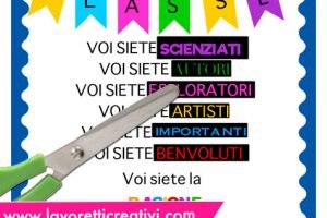 cartellone classe quando voi
