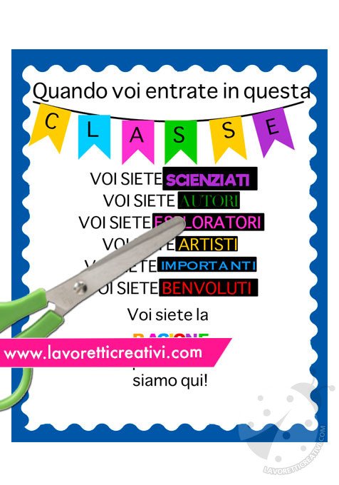 Idea Cartellone per Scuola Primaria