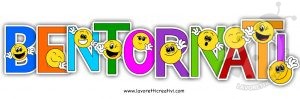 Striscione Bentornati con lo smile