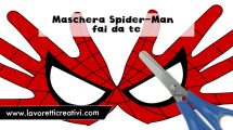 maschera spider man mani