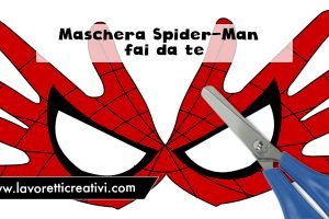 maschera spider man mani