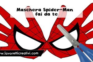 maschera spider man mani