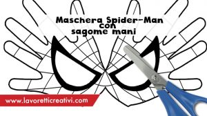 maschera spiderman bambino