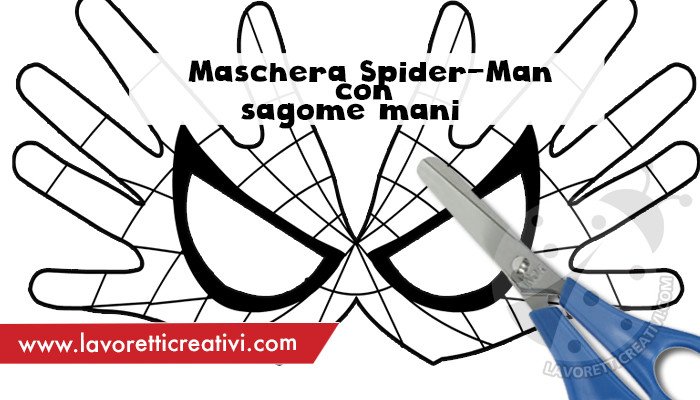 Maschera Spider-Man per bambini