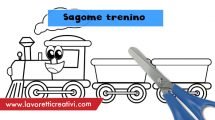 sagome trenino portanomi