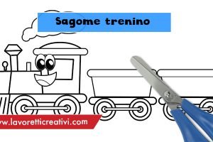 sagome trenino portanomi