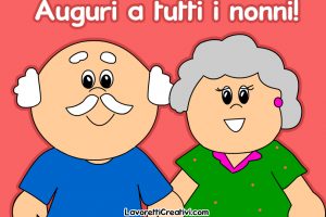 auguri festa nonni cartoline