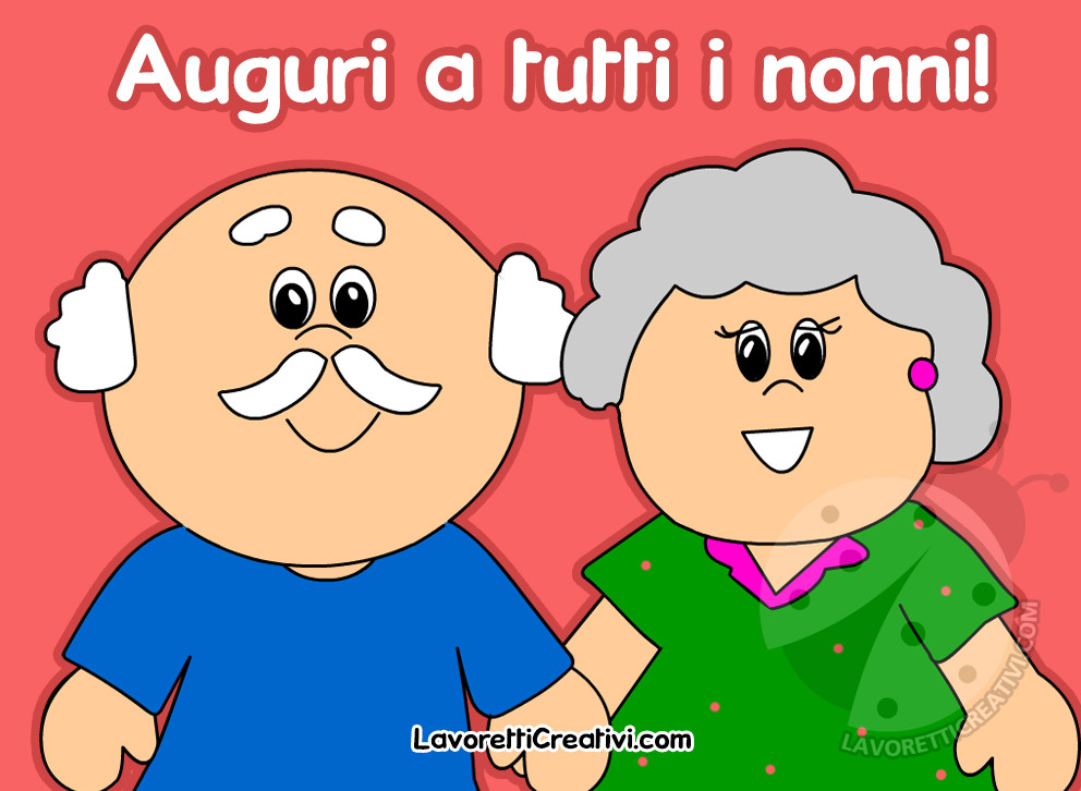 auguri festa nonni cartoline