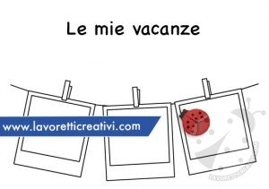 Scheda sui ricordi delle vacanze