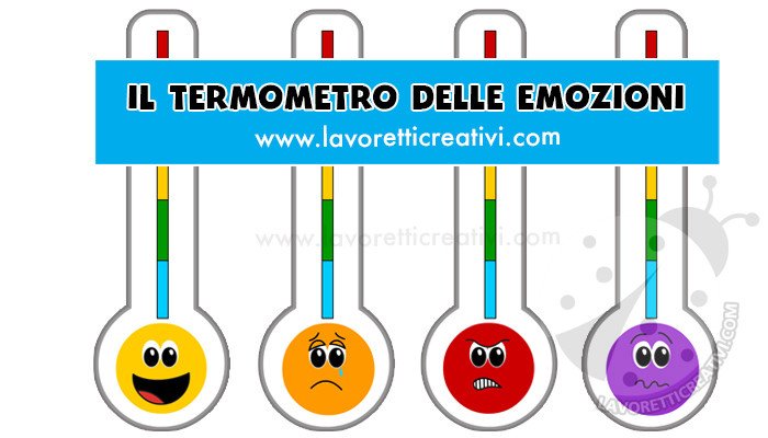 termometro delle emozioni a colori