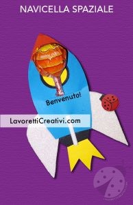 Razzo spaziale di benvenuto