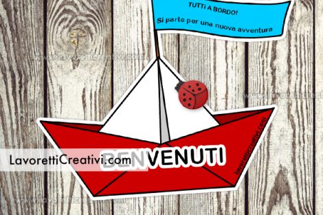 Barchetta Lavoretto per l Accoglienza a scuola