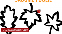 sagome foglie lavoretti