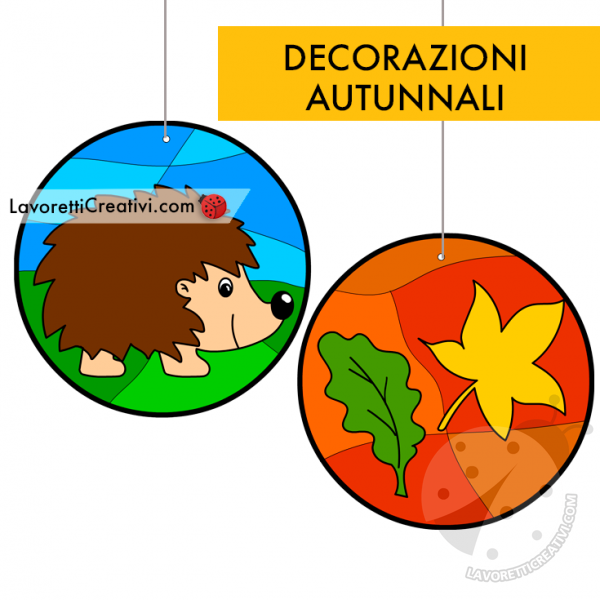 decorazioni autunnali scuola