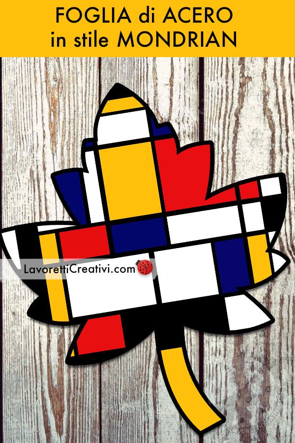 foglia acero mondrian