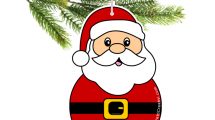pallina babbo natale