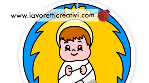 pallina natale bambinello