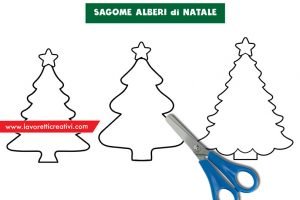 sagome alberi natale 19