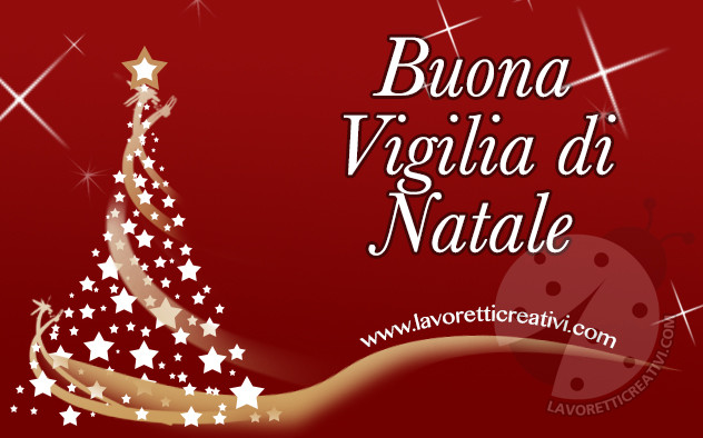 cartolina vigilia natale