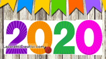 Festone 2020 colorato