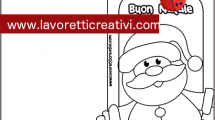 biglietto natale santa