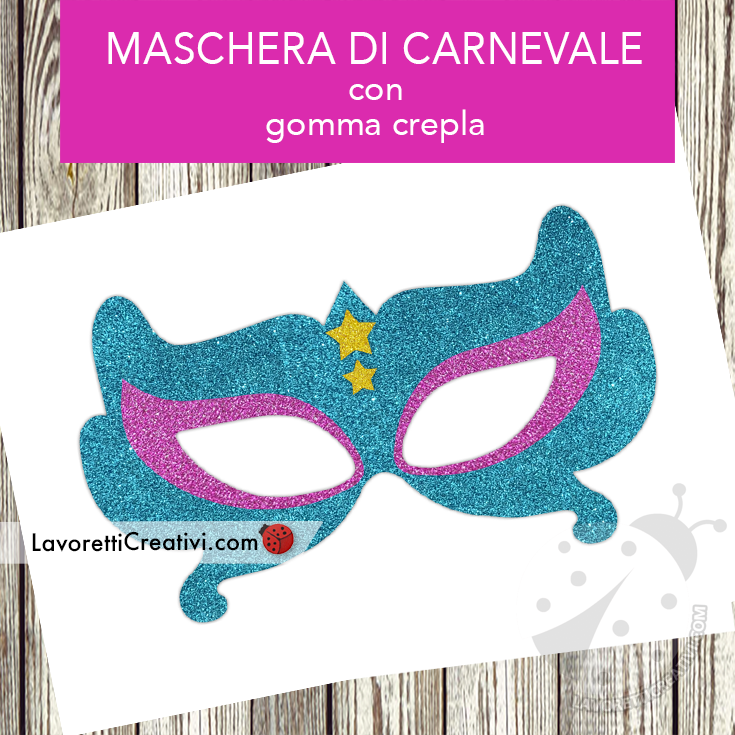 Lavoretti Creativi Carnevale Maschere Bambini Stampare Maschere Di