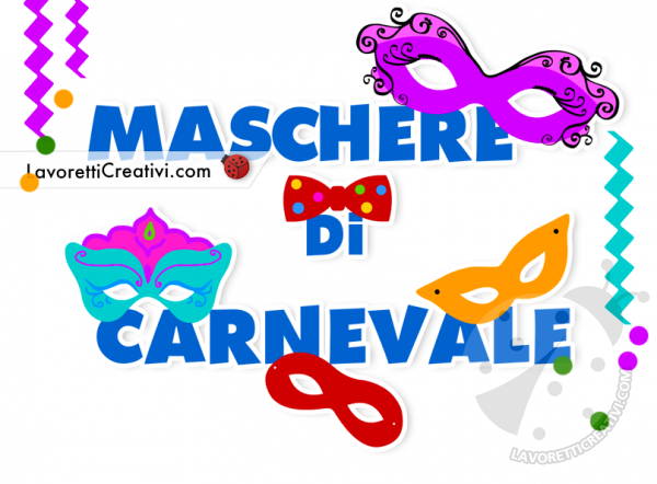 maschere carnevale scuola