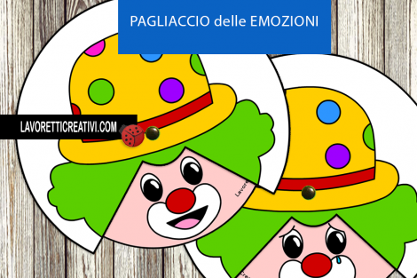 Ruota con il pagliaccio delle emozioni