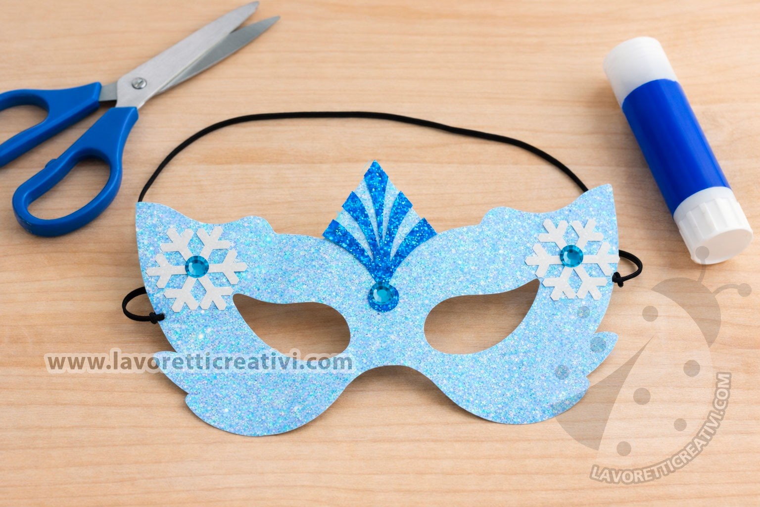 regina di ghiaccio maschera