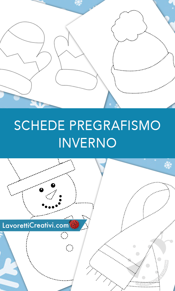 Schede di pregrafismo sull'inverno