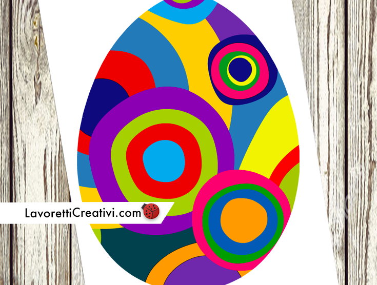 uovo pasqua stile Kandinsky
