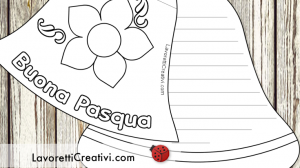 Biglietto Pasqua campana2