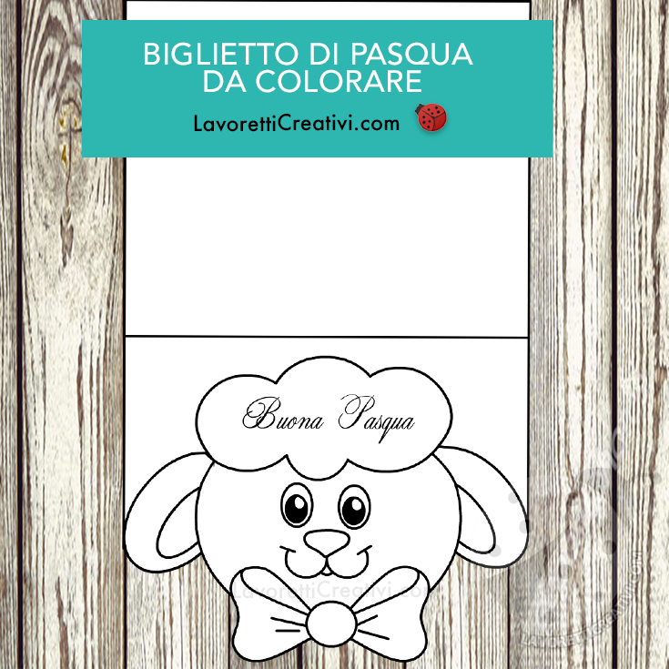 biglietto pecorella pasqua