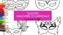 disegni maschere carnevale20