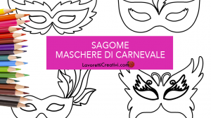 disegni maschere carnevale20