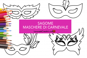 disegni maschere carnevale20