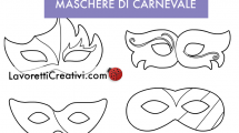maschere carnevale sagome