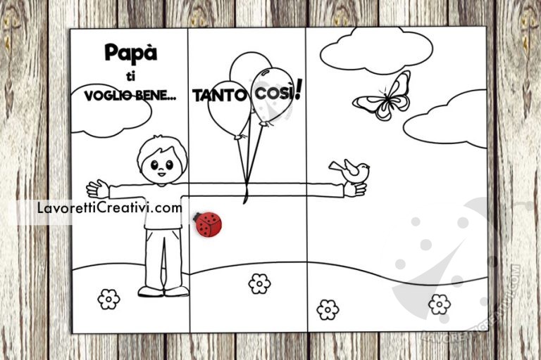 Biglietto Pop-Up per la Festa del Papà - Lavoretti Creativi