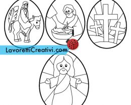disegni settimana santa