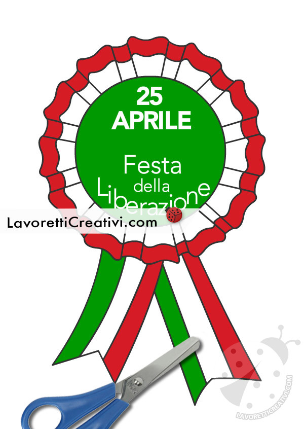 Coccarde festa della liberazione scuola primaria
