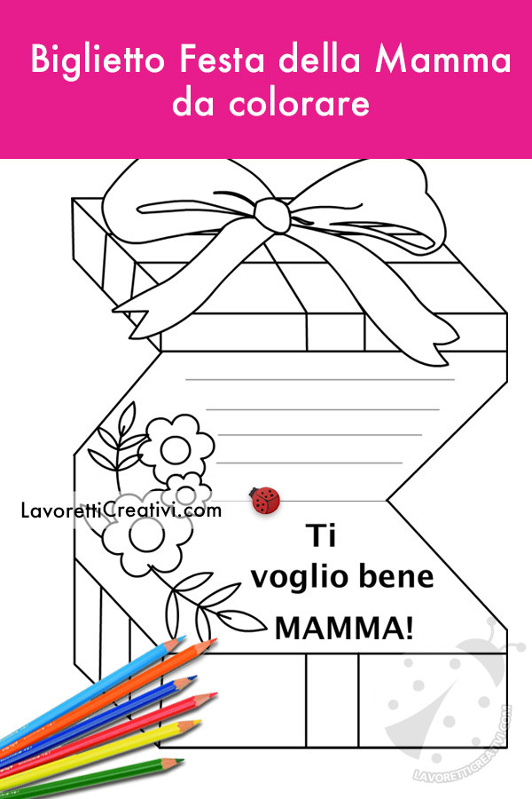 biglietto festa della mamma pop up a regalo