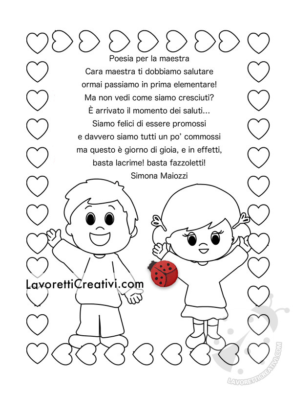 poesia maestra infanzia