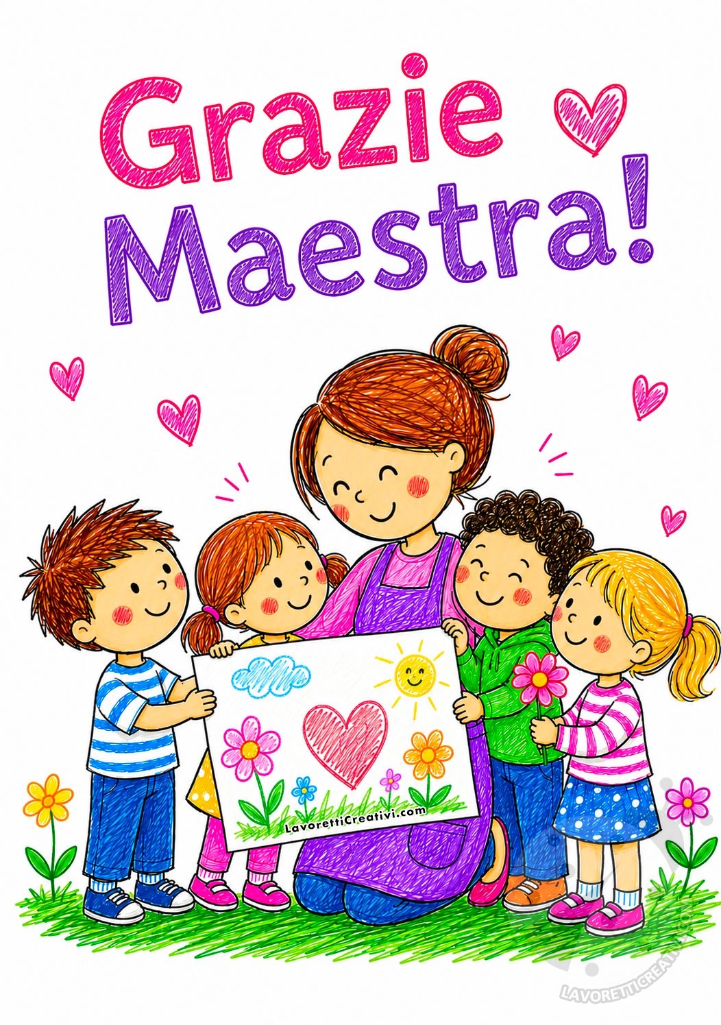 grazie maestra scuola infanzia