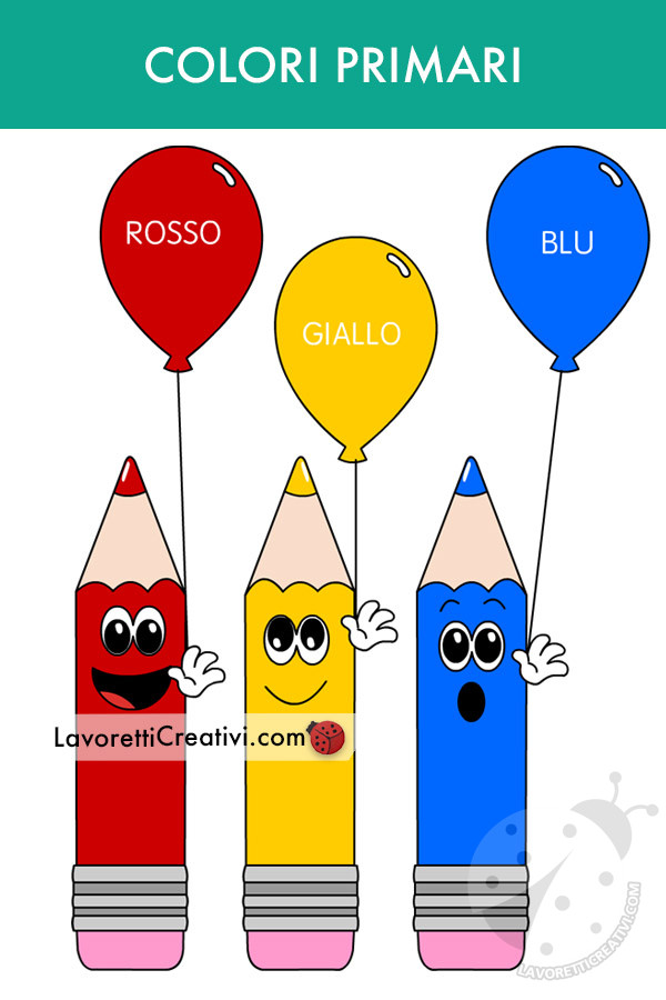 colori primari scuola primaria