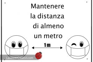 coronavirus distanza 1 metro