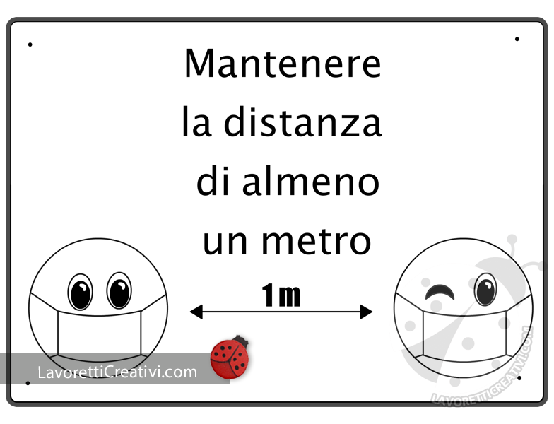 coronavirus distanza 1 metro