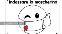 indossare mascherina emoji