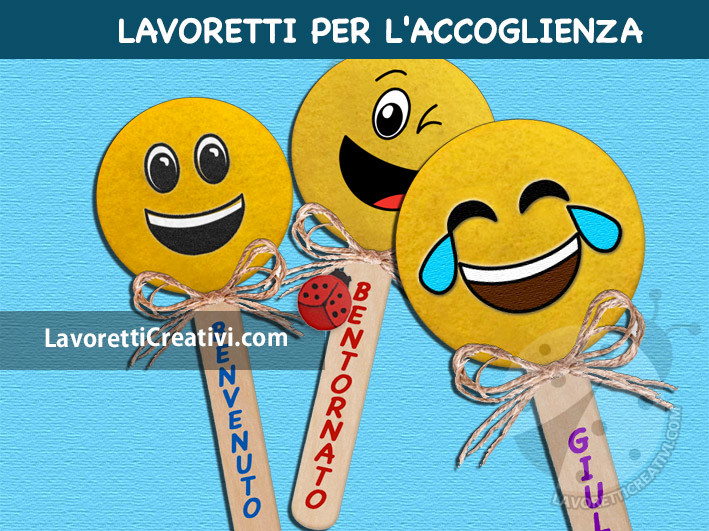 Lavoretti Accoglienza Con Emoticon Lavoretti Creativi