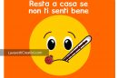 cartello resta casa